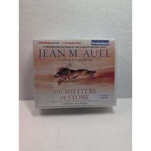 NEW The Shelters Of Stone J.M.Auel Audiobook 28 CDs Earth’s Children Sandra Burr